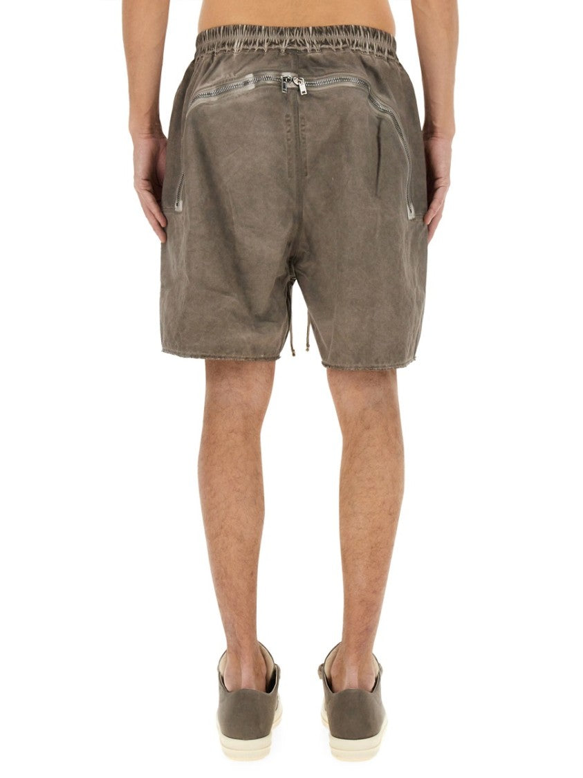 Zippered Bermuda Shorts