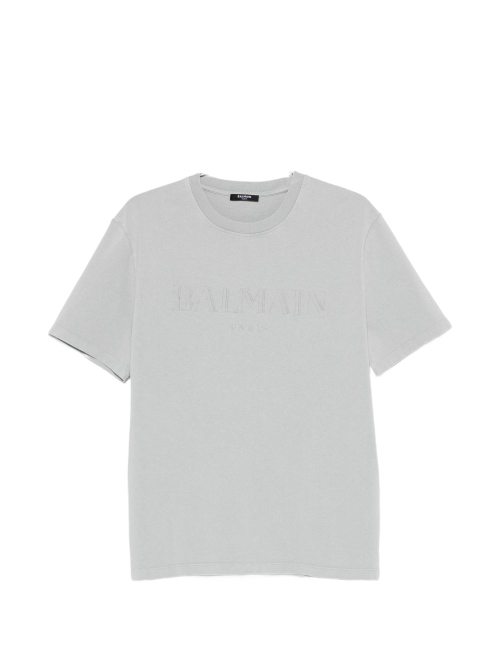 Relaxed Fit Grey Round Neck T-Shirt