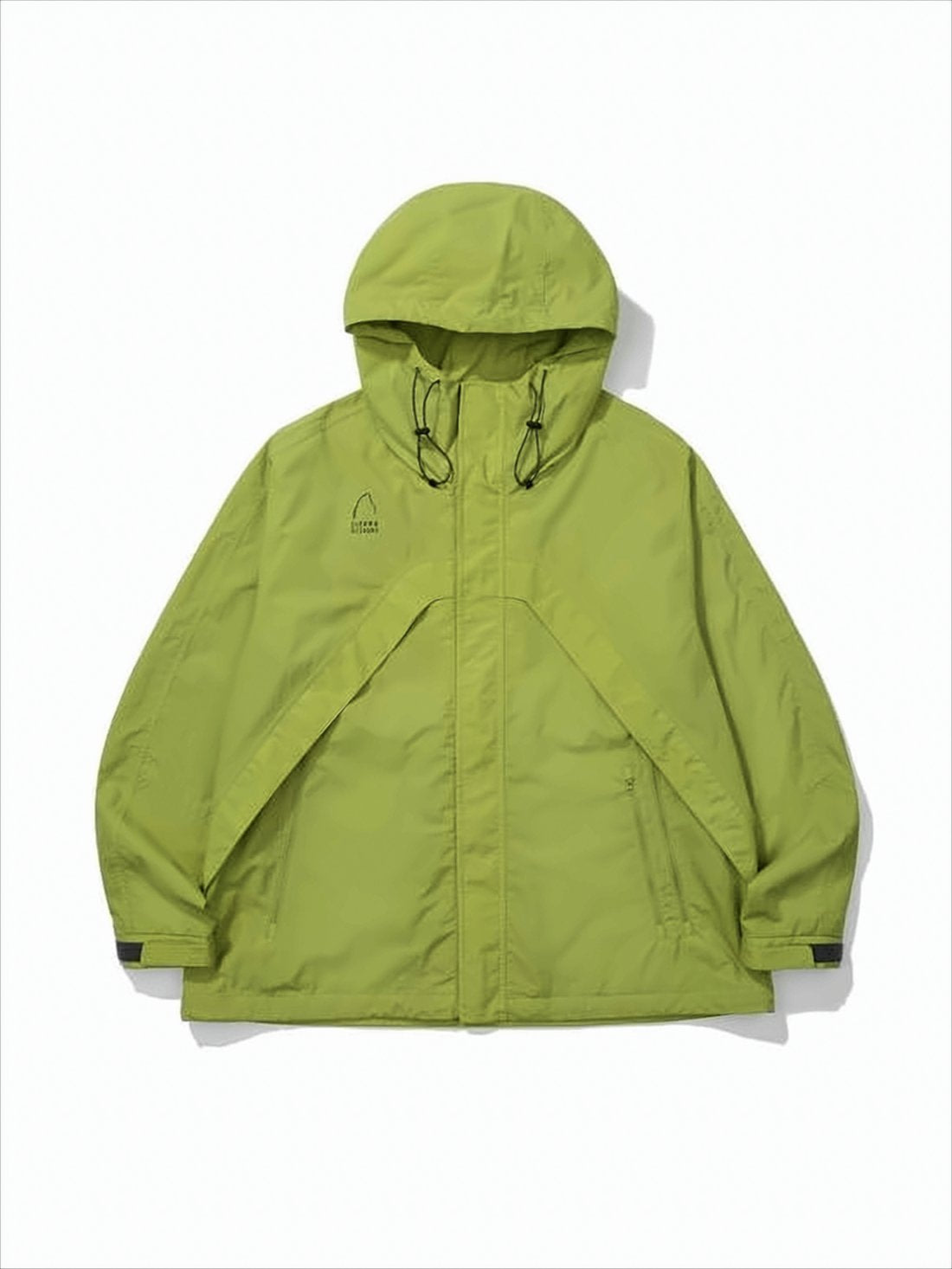 Lightweight Hooded Jacket with Concealed Zipper