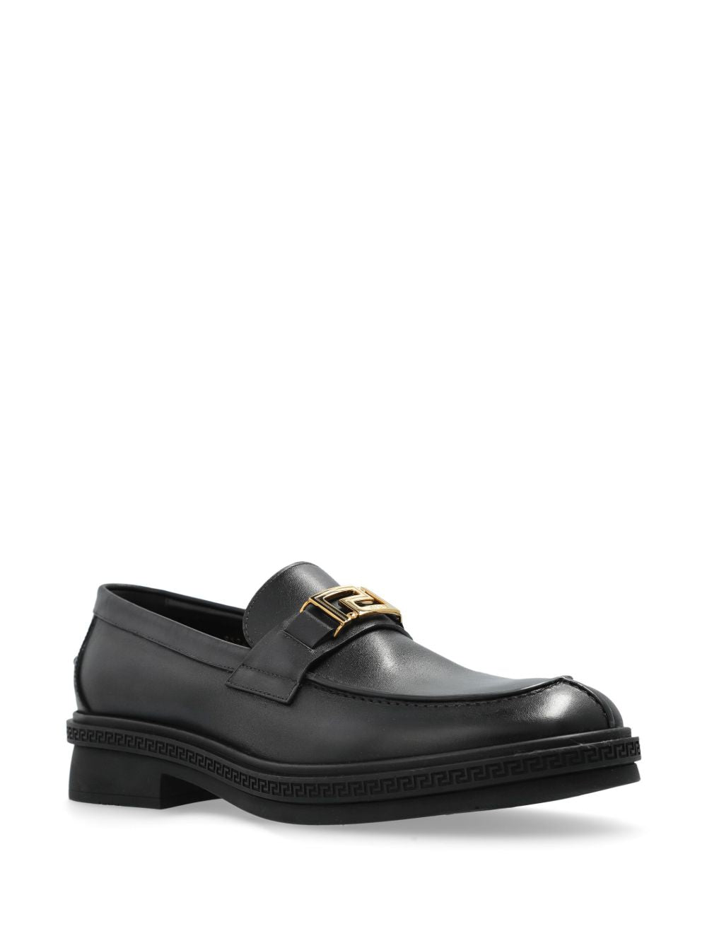 Smooth Leather Slip-On Loafers