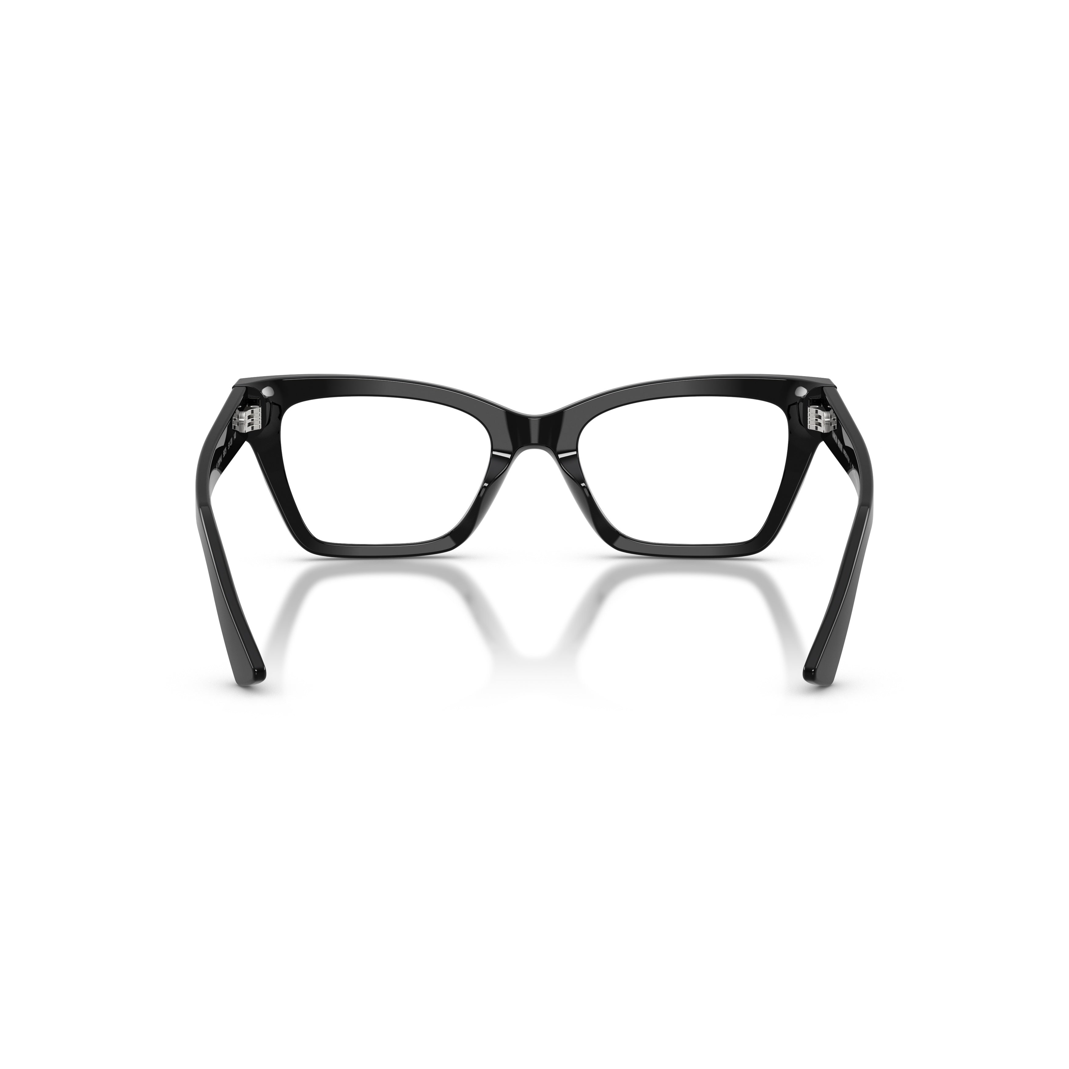 0ar7285hu Rectangular Black Acetate Eyeglasses with Logo Emblem