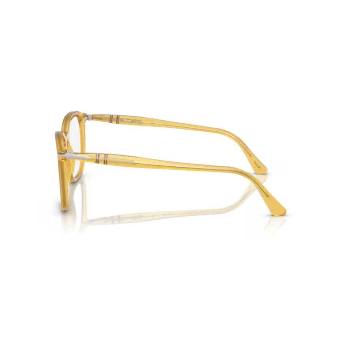 3355v Vista Translucent Yellow Acetate Square Sunglasses