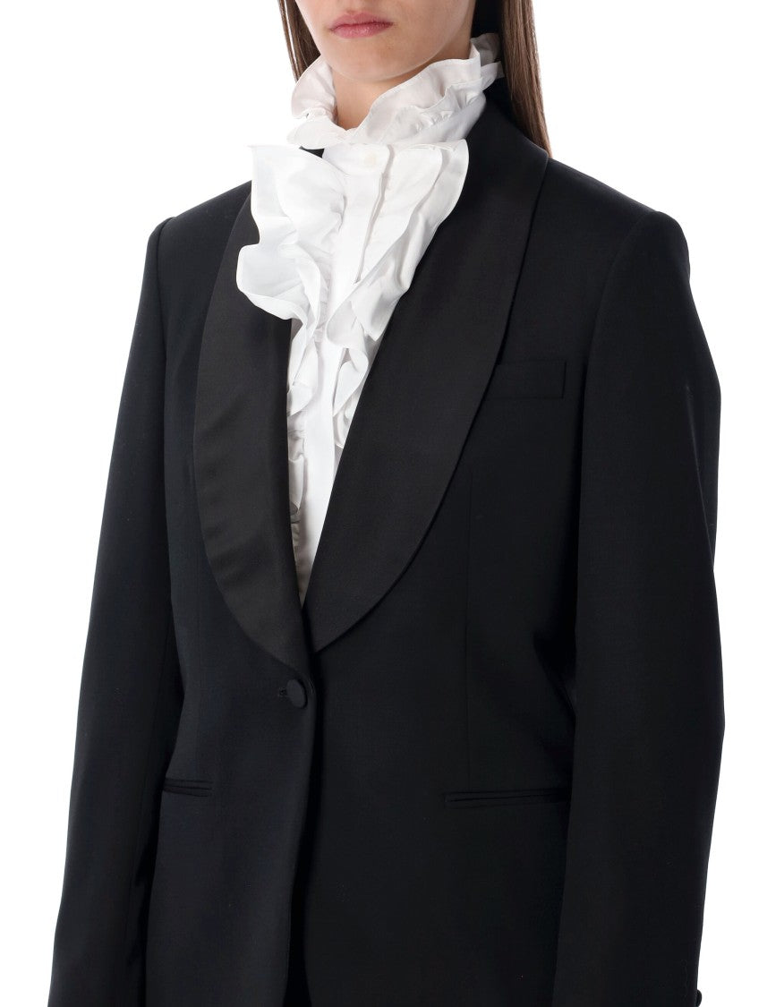 Sutton Slim Grain De Poudre Tuxedo Jacket