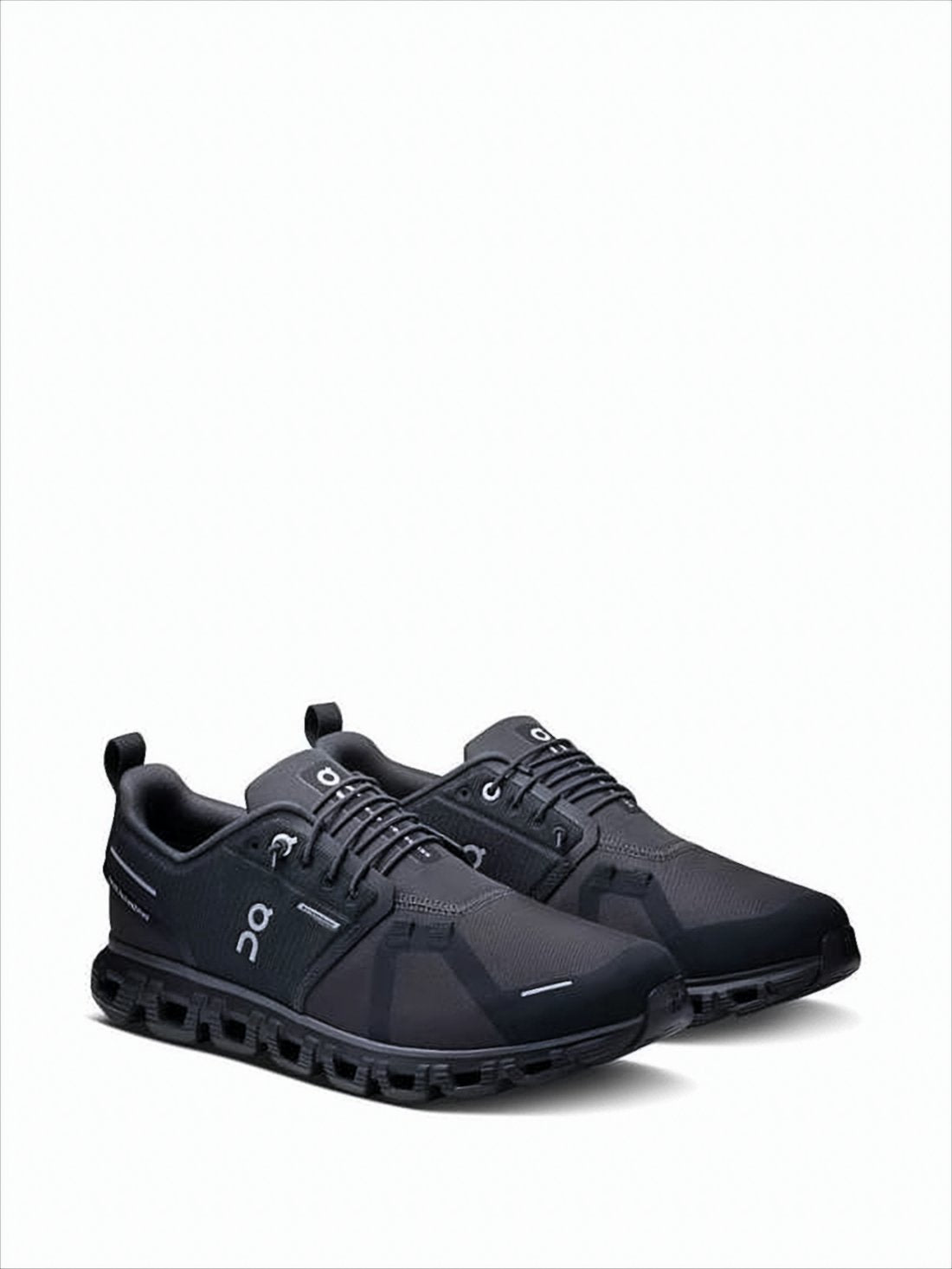 Black Sneakers with Breathable Recycled Polyester Upper