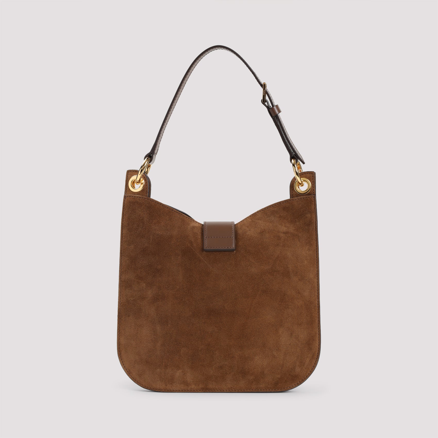 Brown Calf Leather Shoulder Bag