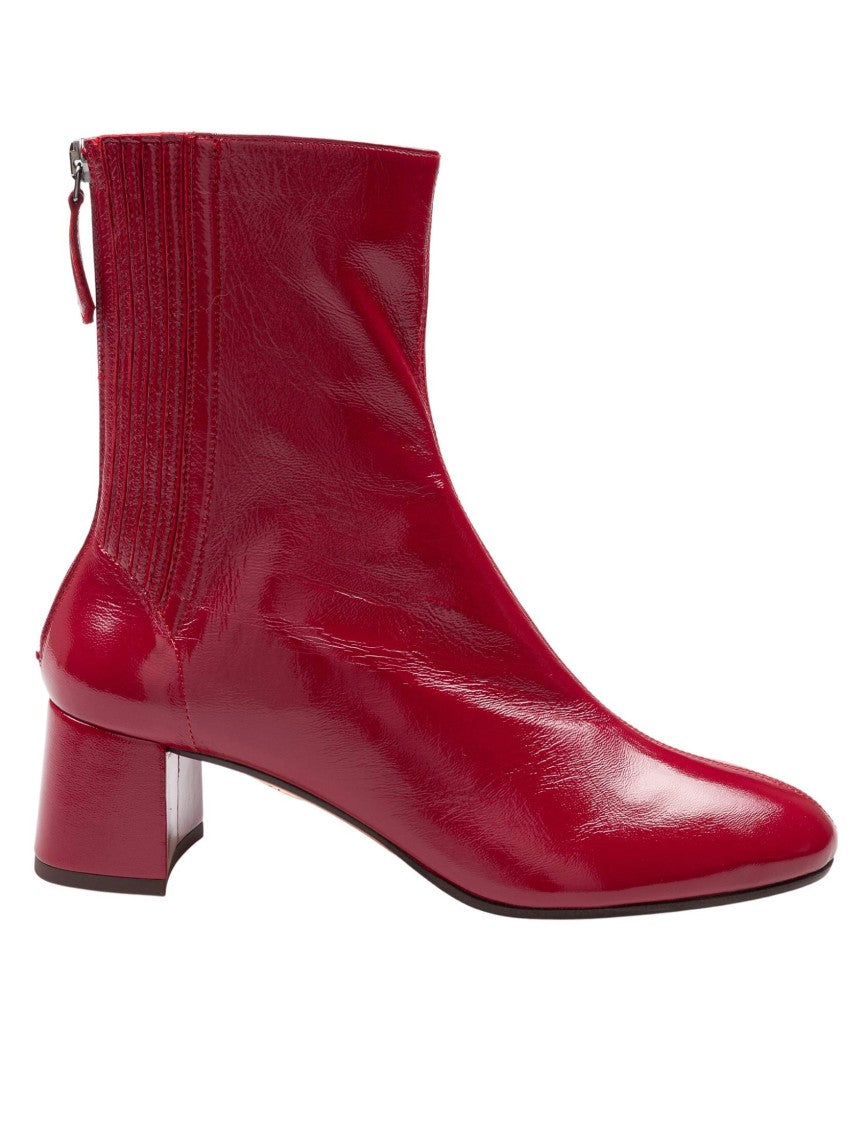 Sain Honore' Bootie With Glossy Red Finish