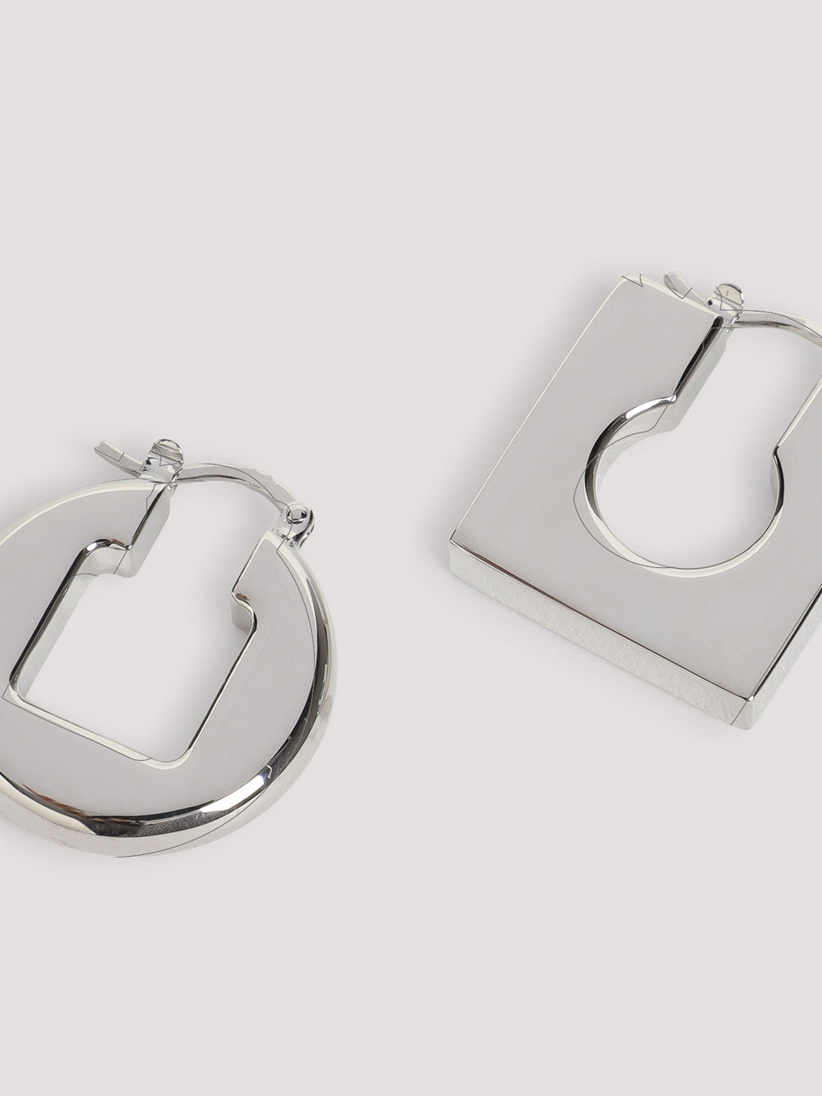 Polished Brass Hoop Earrings