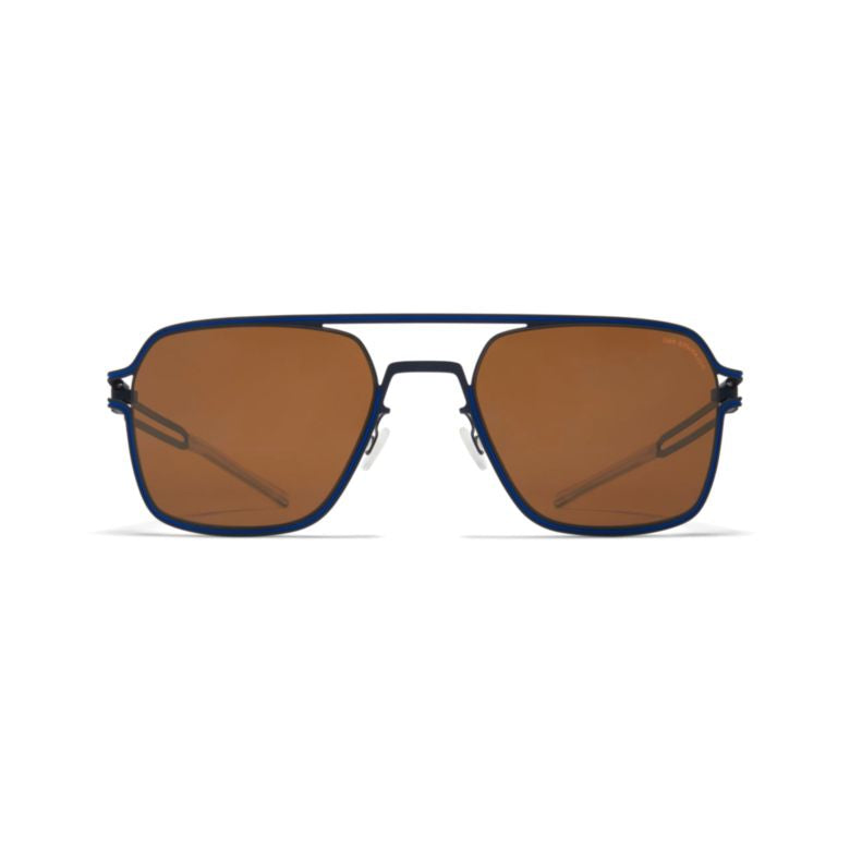Riku Geometric Metal Frame Sunglasses
