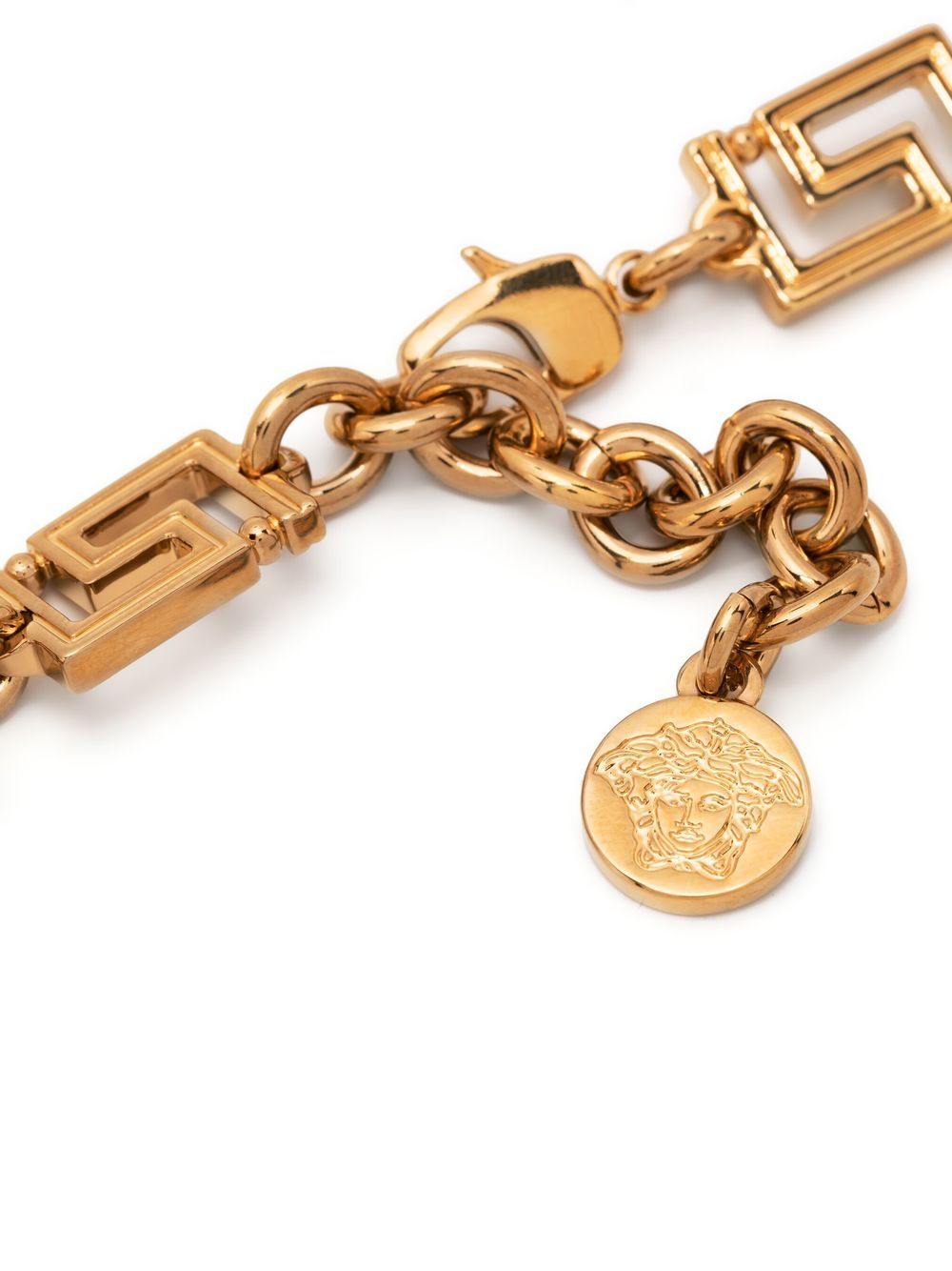 Gold-tone Necklace with Signature Greca Detailing