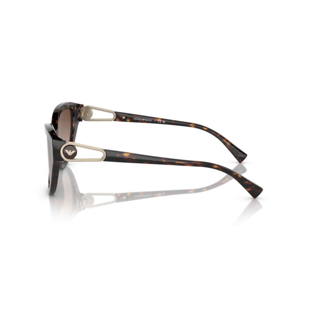 4192 Sole Cat-Eye Tortoiseshell Sunglasses with Gradient Lenses