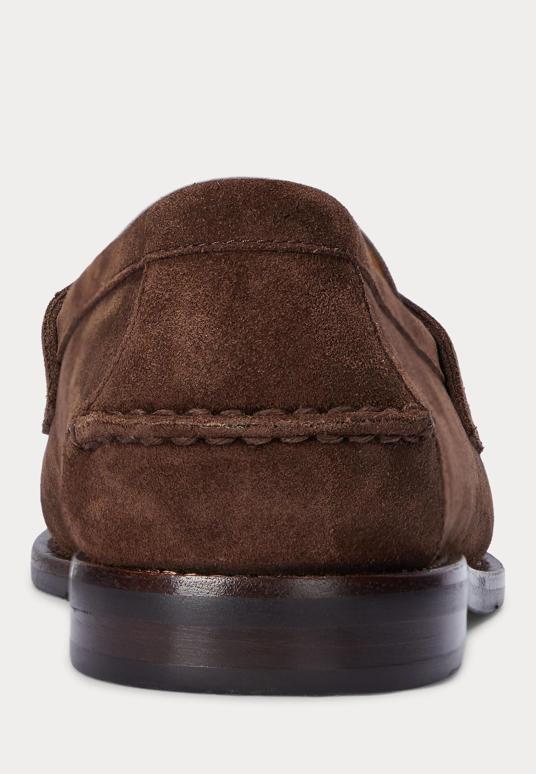 Penny Strap Brown Suede Loafers