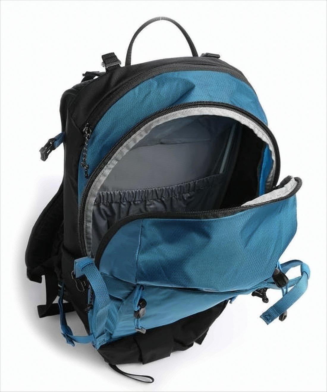 Spacious Polyamide Backpack with Ergonomic Support