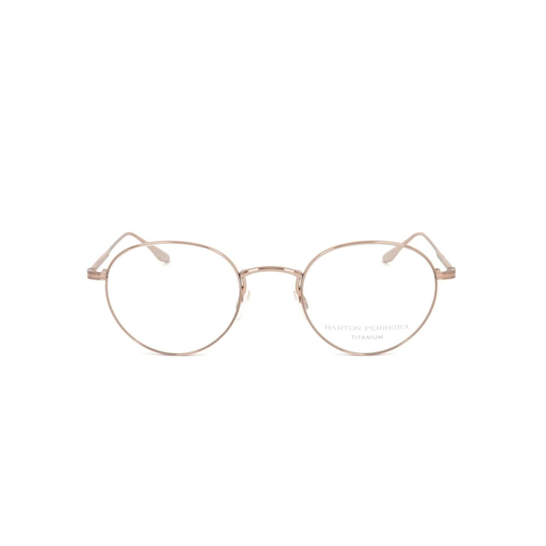 Bp5037 501vo Thin Round Metal Eyeglasses with Adjustable Nose Pads