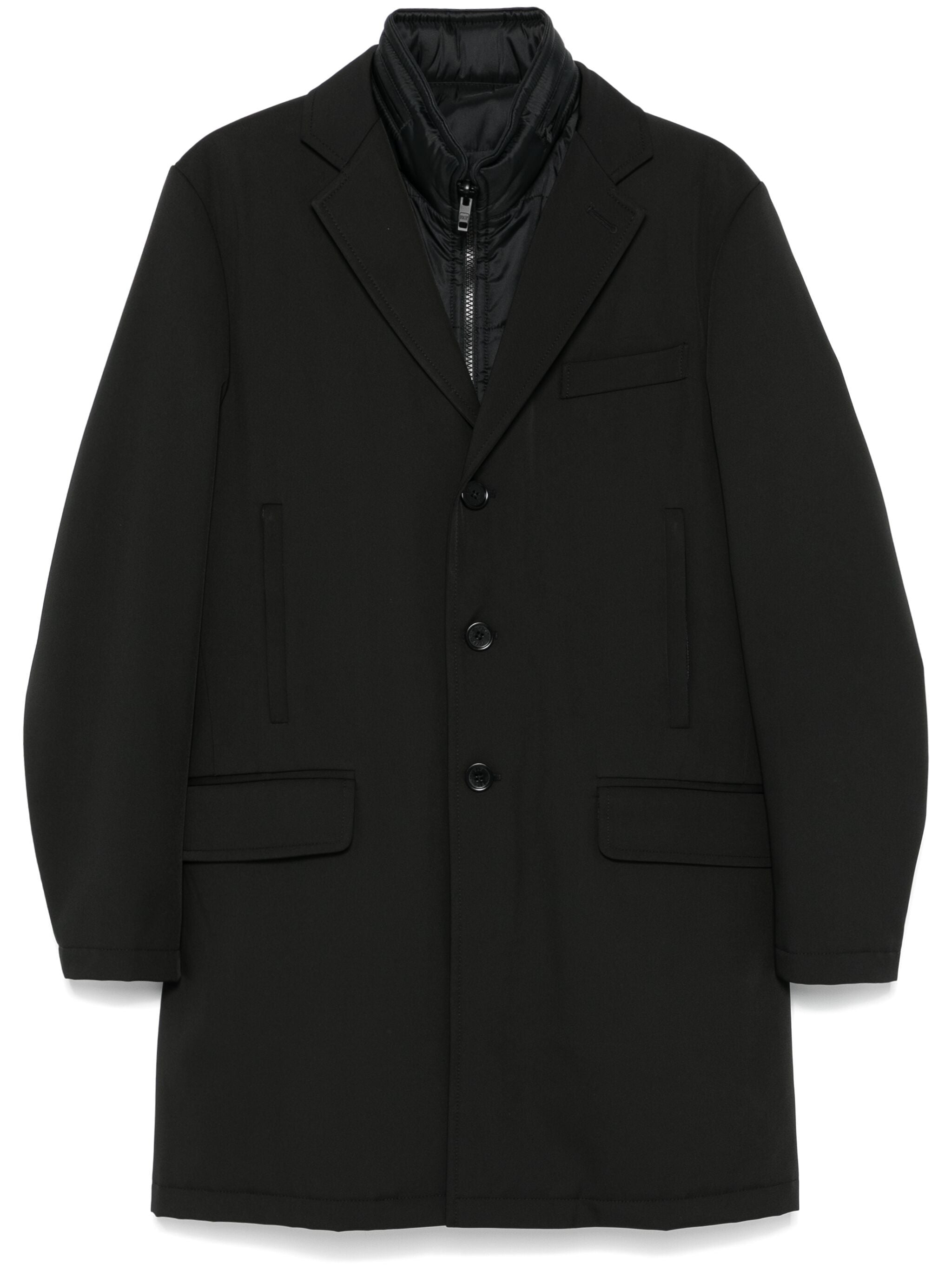 Tailored Double Coat Removable Padded Gilet