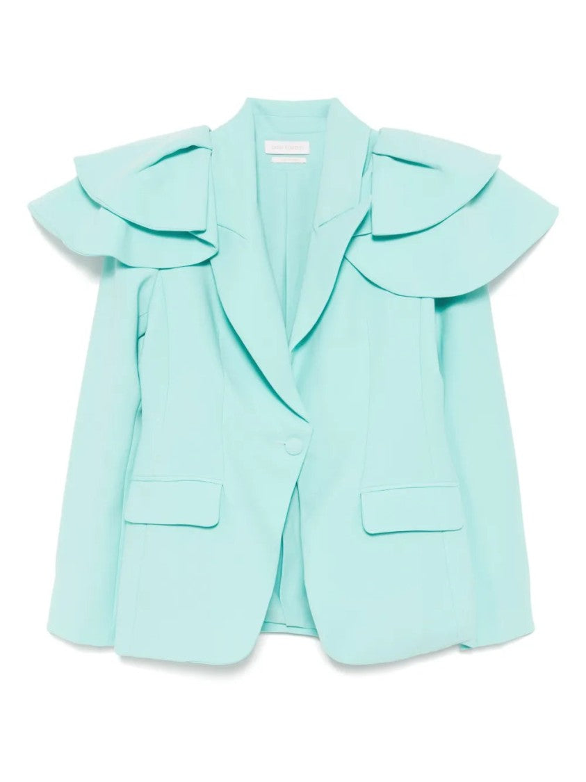Ruffled Tailored Jacket