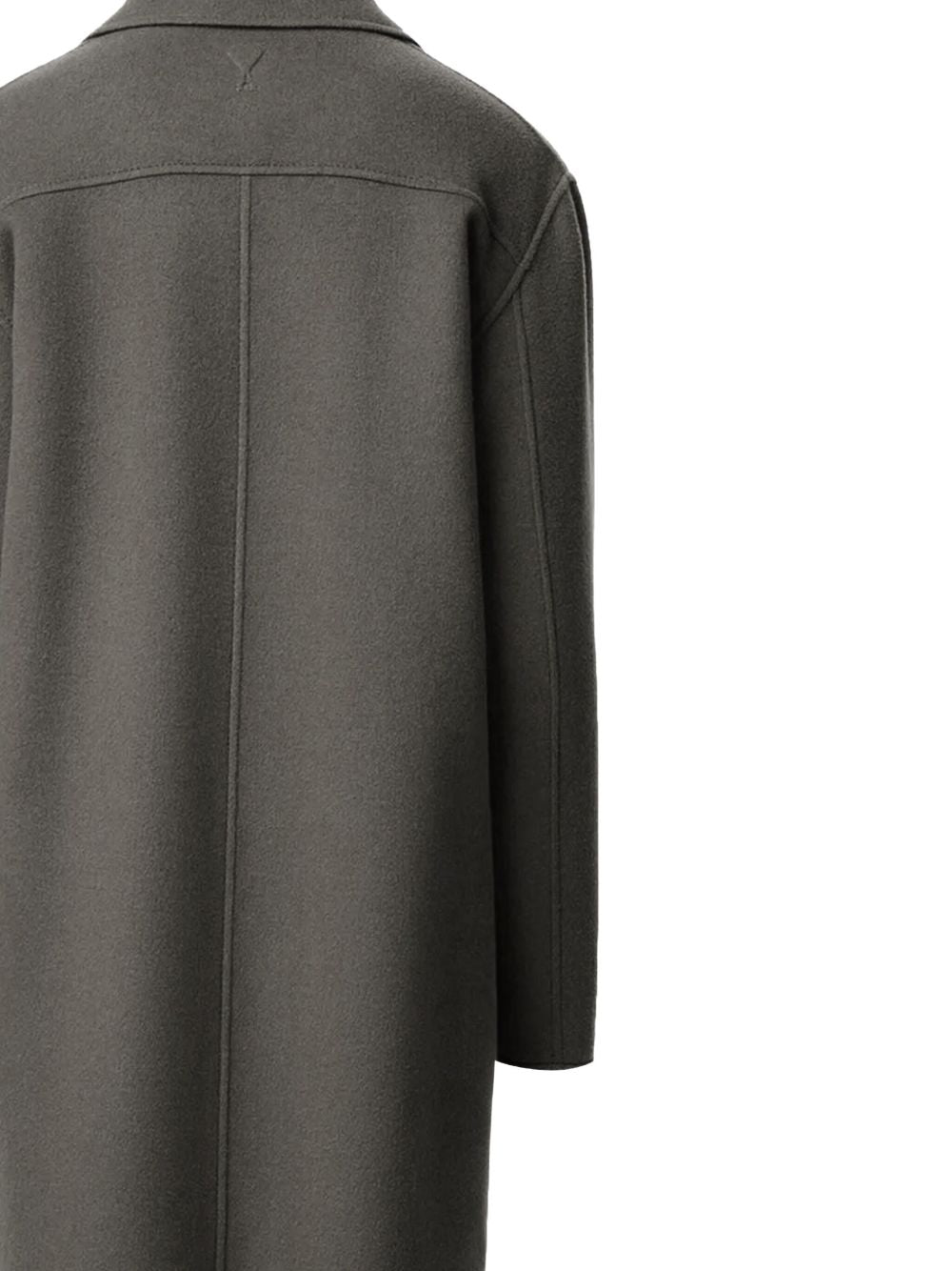 Single-Breasted Coat with Notched Lapel