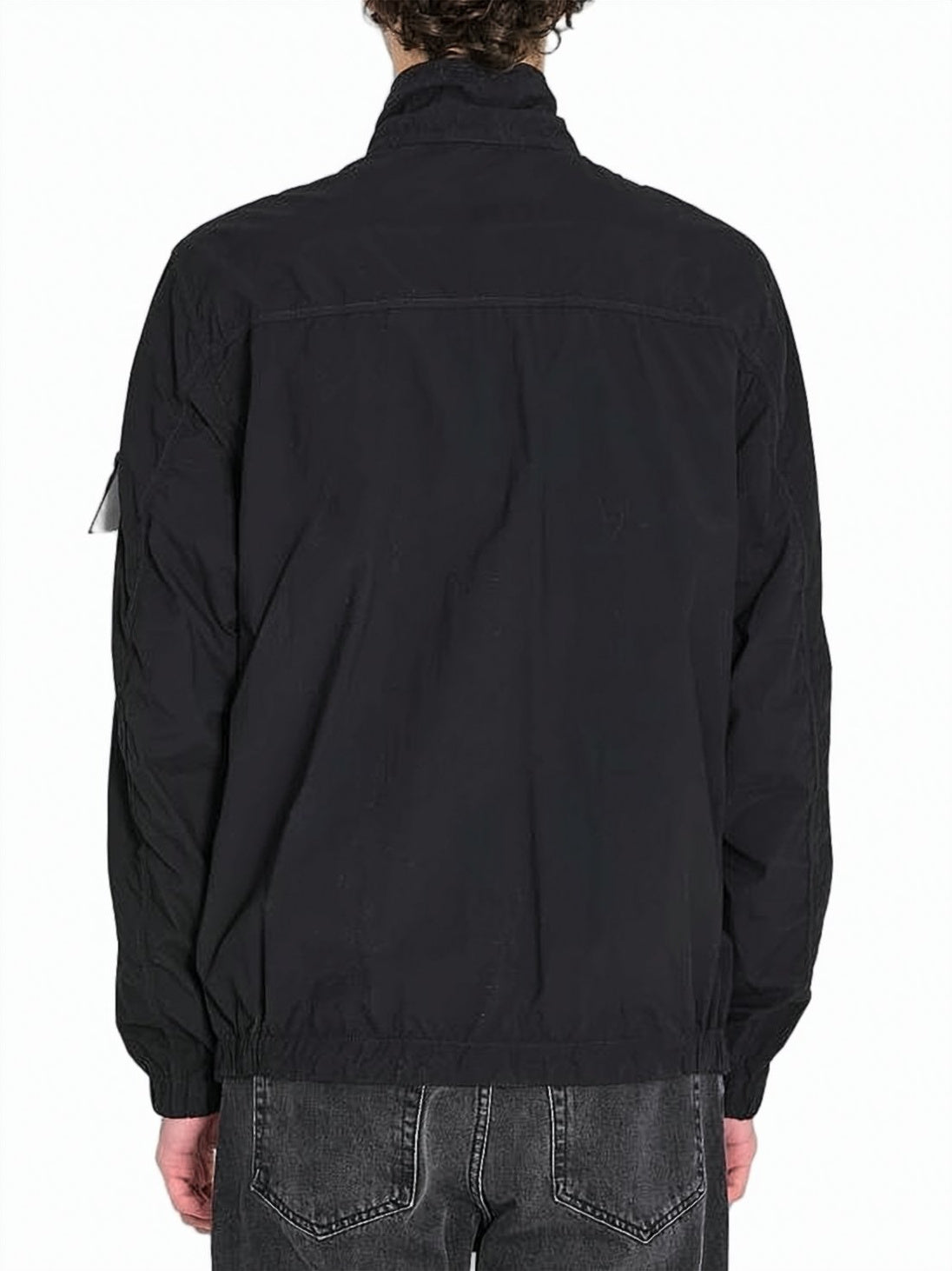 Polyamide Casual Jacket with High Collar