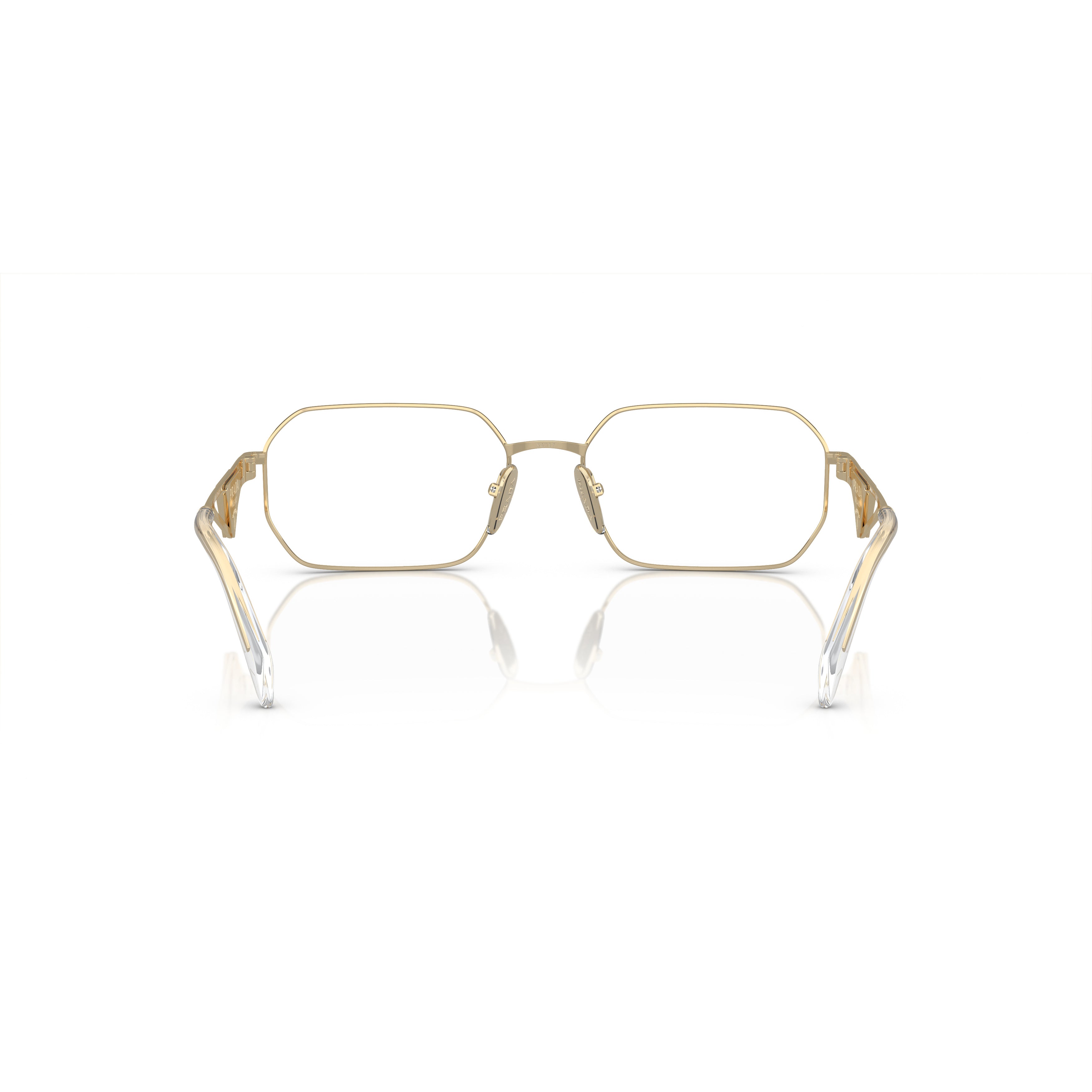 0pr A53v Geometric Metal Frame Sunglasses