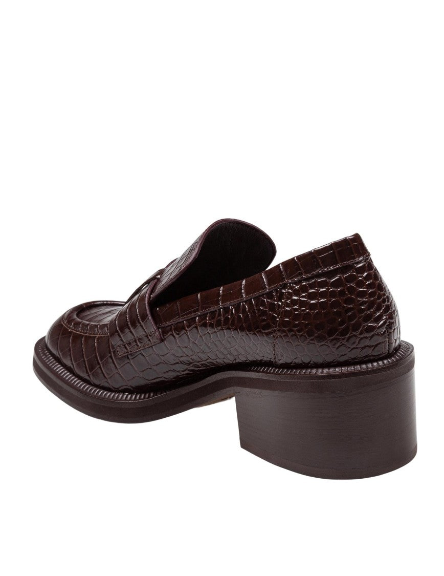 Tylor Loafers Ze Skóry Z Nadrukiem Krokodyla