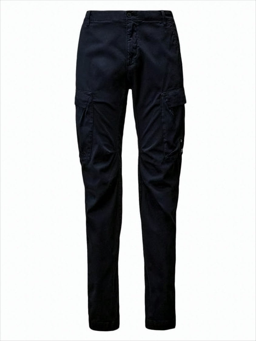 Cargo-Style Straight Pants with Tailored Silhouette