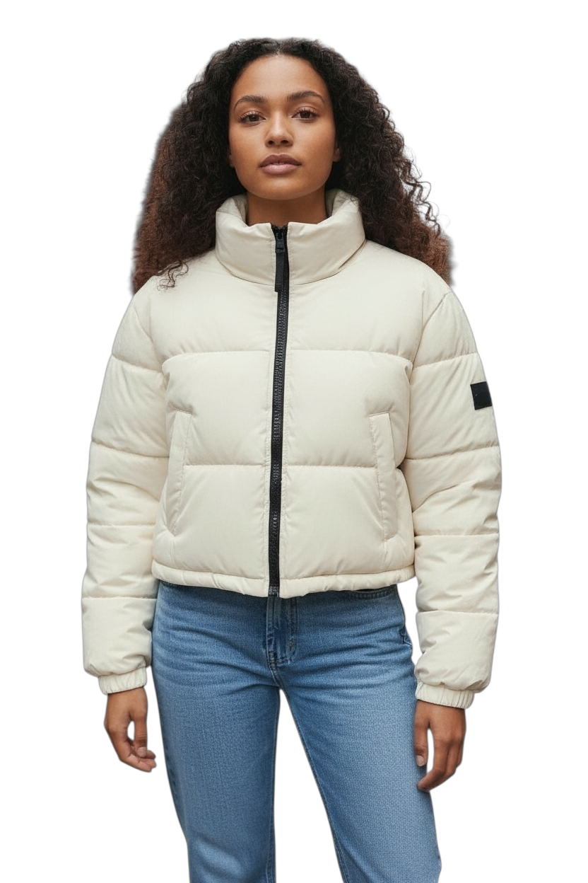 Cropped Puffer Jacket