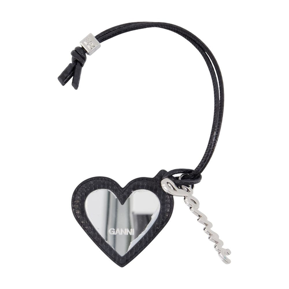 Bou Heart Snake Mirror - Synthetic - Black