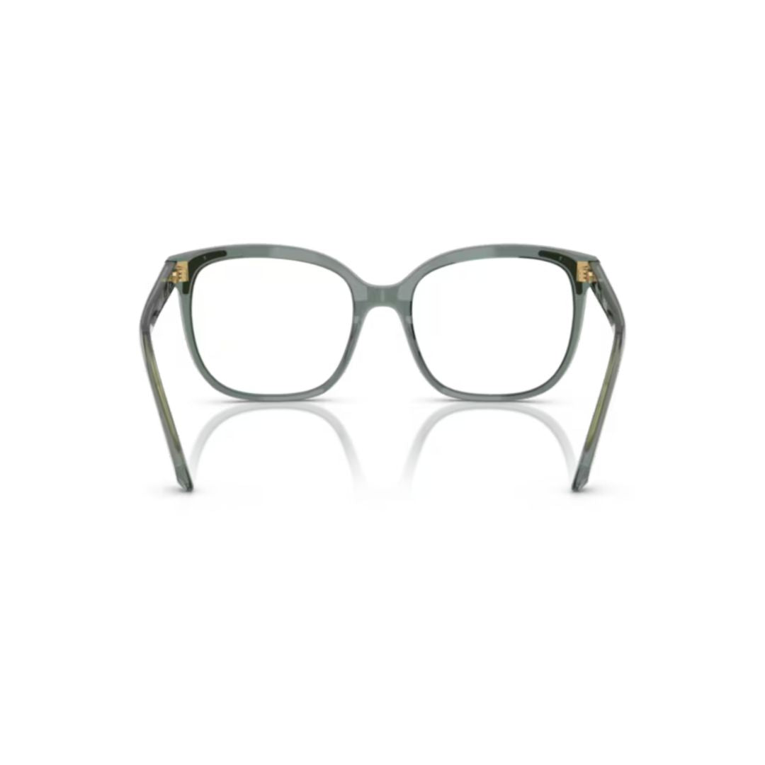 0sk2033 Translucent Green Acetate Square Eyeglasses
