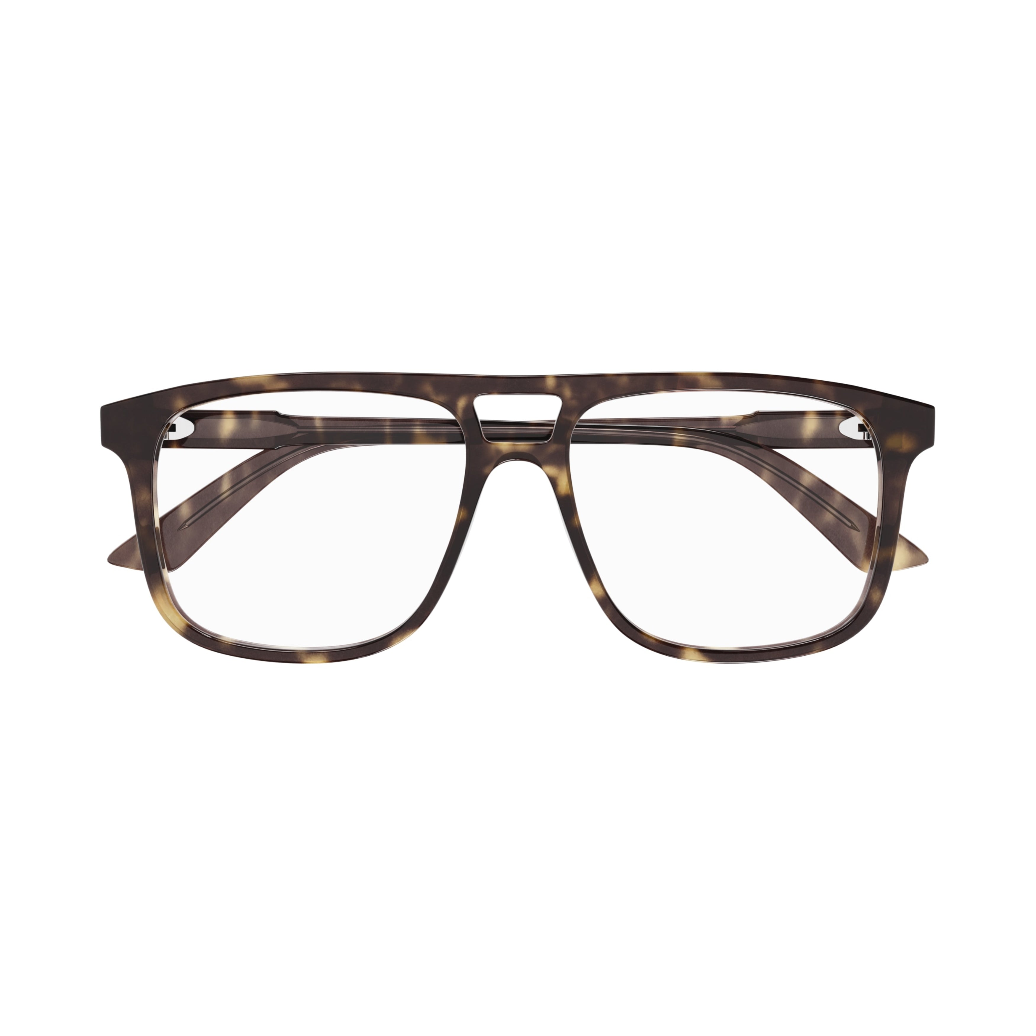 Gg1035o Oversized Tortoiseshell Square Frame Eyeglasses