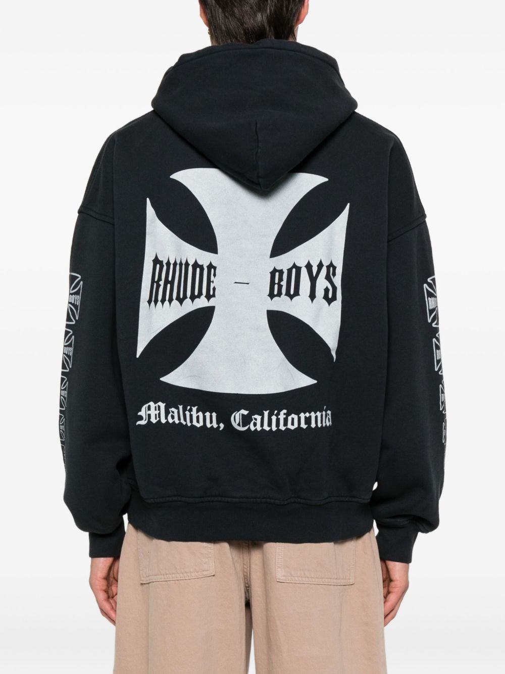 Hooded Black Sweater