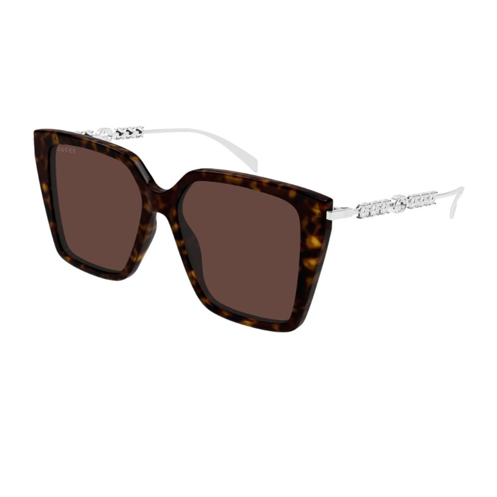 Gg1967S Linea Emblem Square Sunglasses
