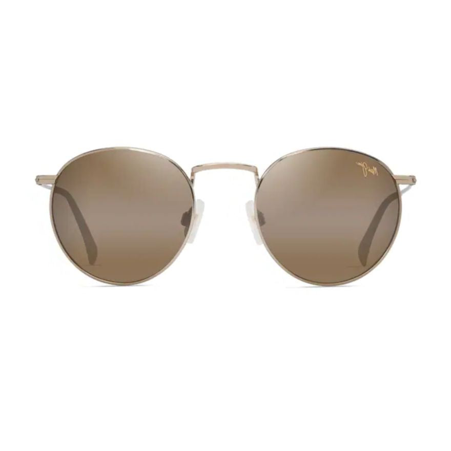 Pukaua Minimalist Round Frame Sunglasses with Adjustable Nose Pads