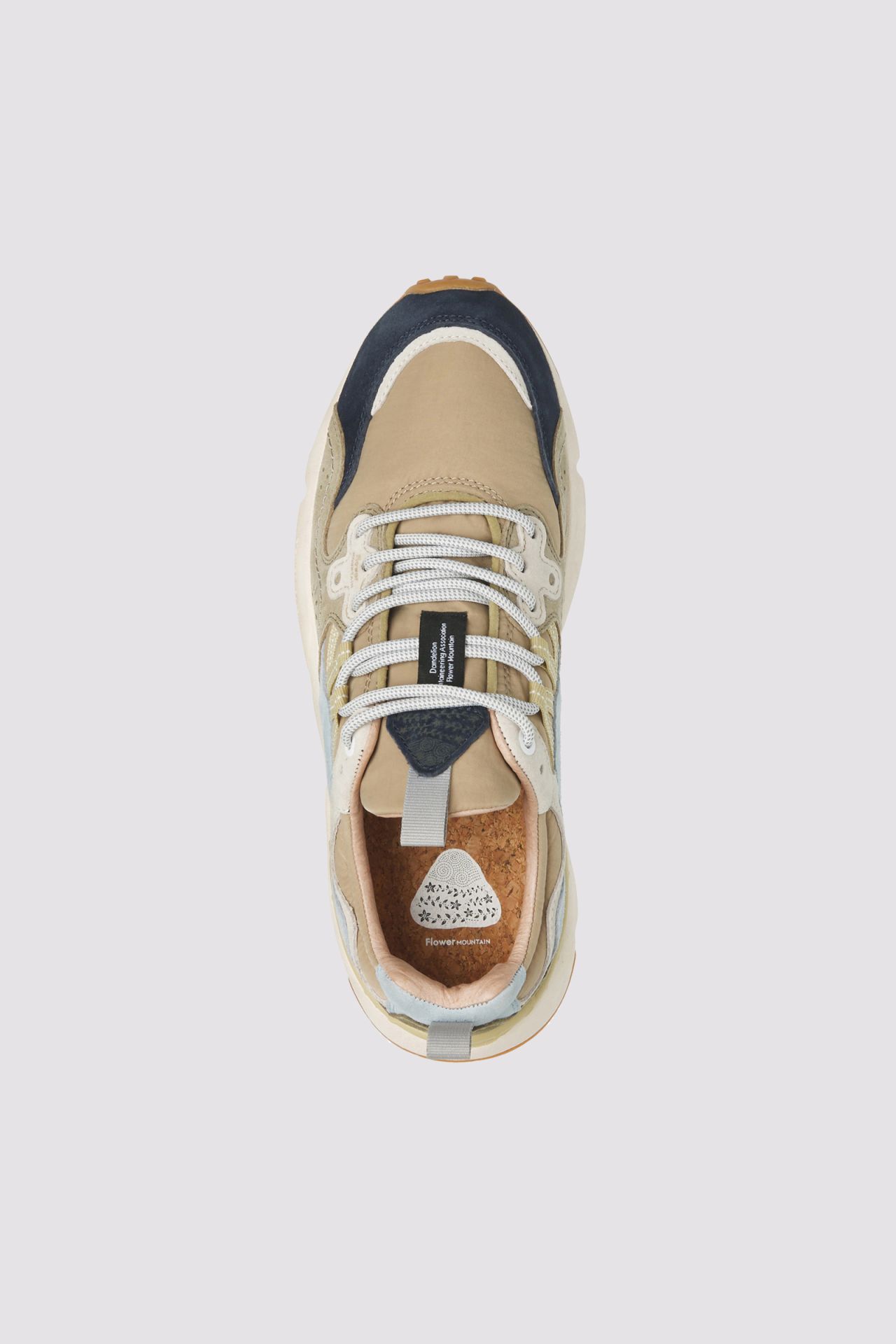Layered Sneakers with Textured Sole and Perforated Upper