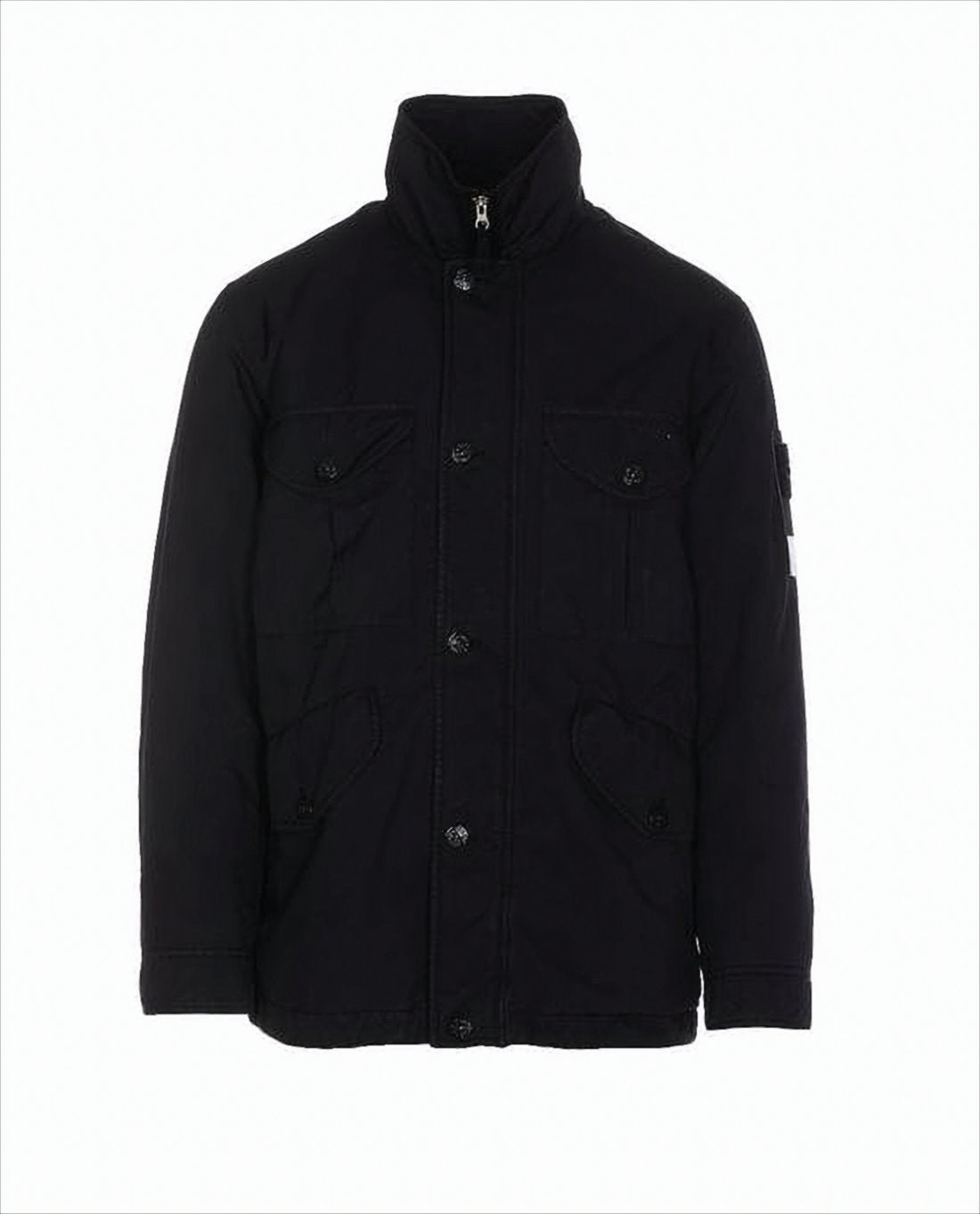 High Collar Padded Utility Jacket