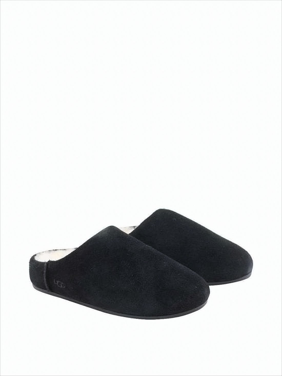 Minimalist Black Suede Slip-On Shoes