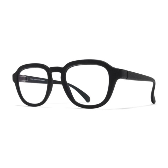 Wally Rounded Square Frame Black Mykita Eyeglasses