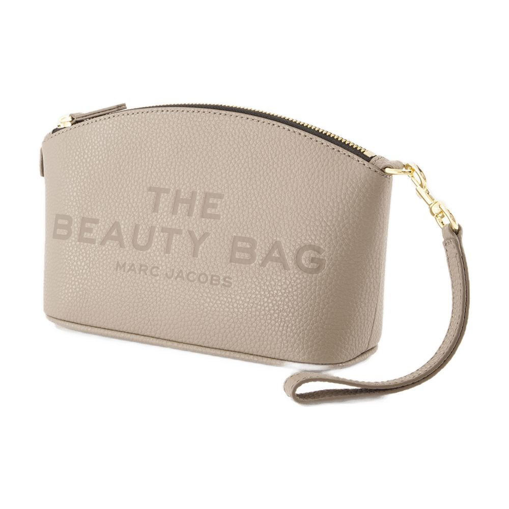 The Beauty Pouch - Leather - Grey