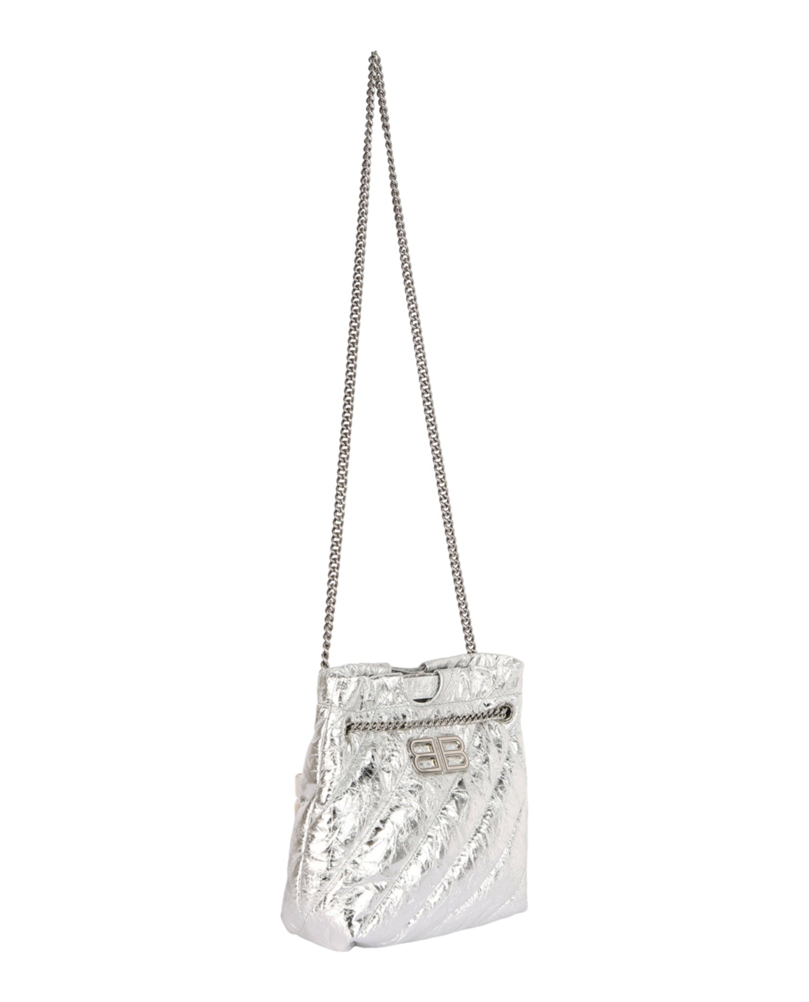 Xs Metallized Quilted Crush Tote Bag