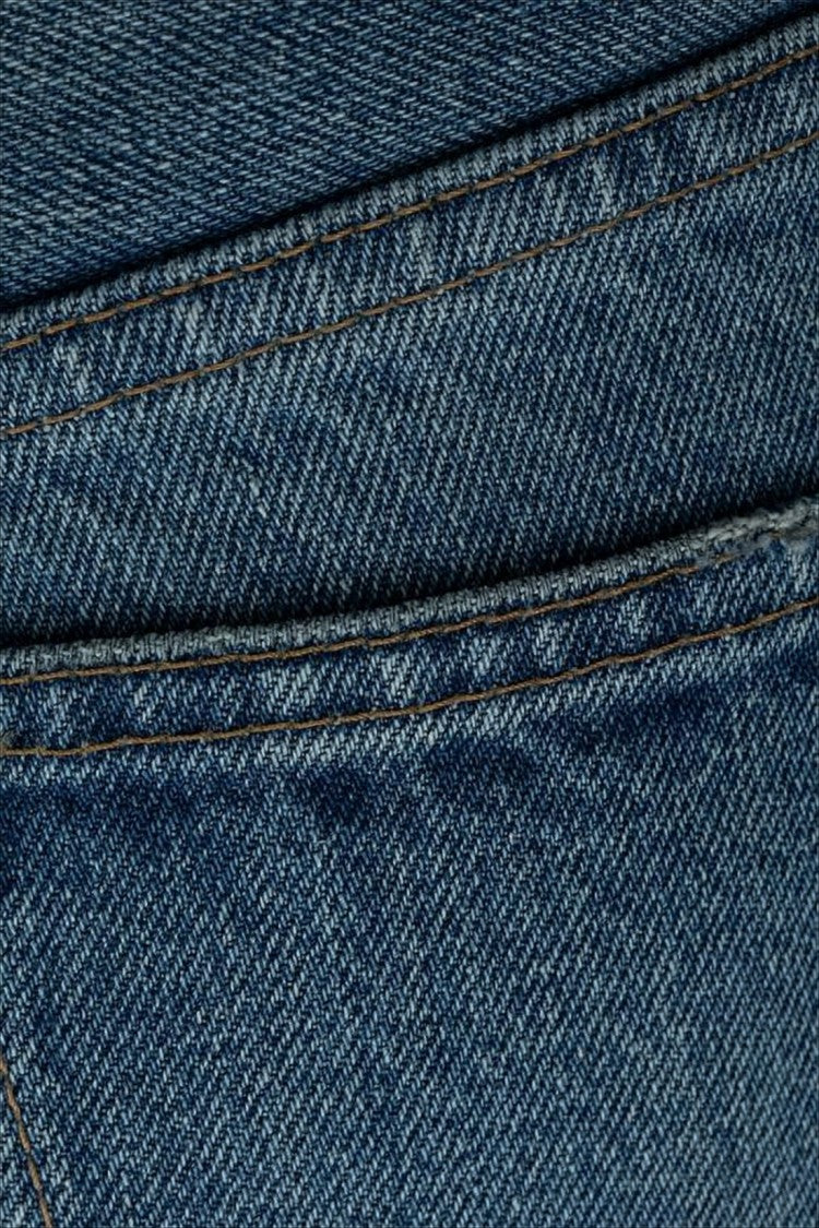 Classic Straight-Leg Denim Pants