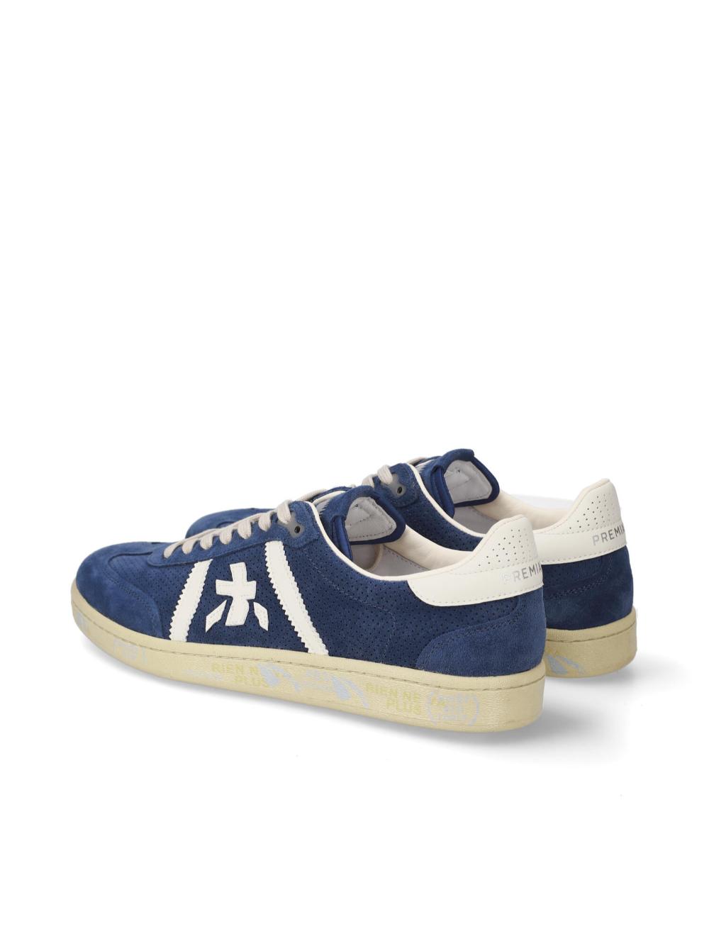 White Suede Lace-Up Sneakers