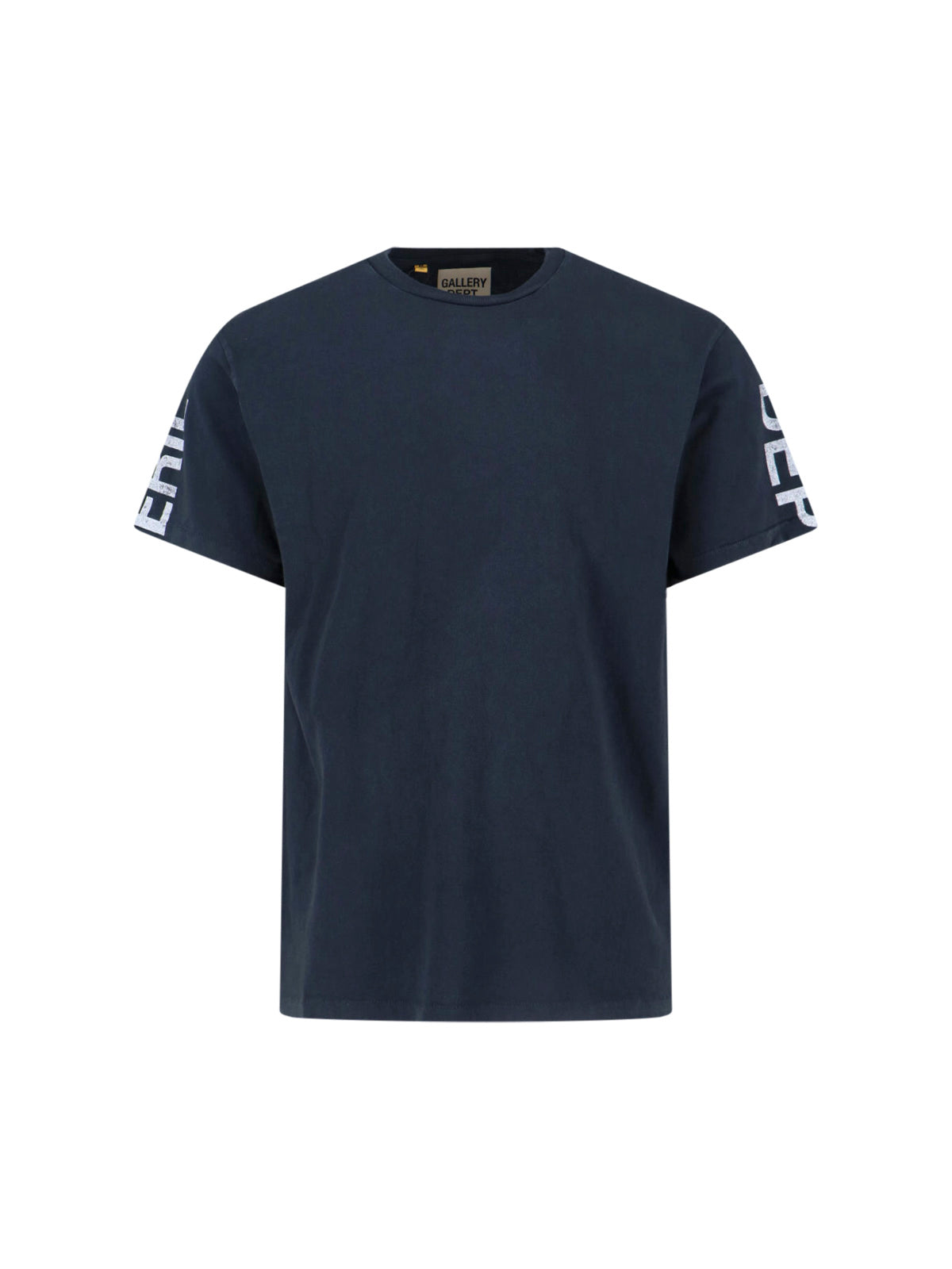 Black Contrasting Logo Cotton T-Shirt