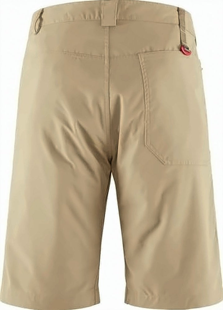 Mid-Thigh Brown Shorts with Functional Pockets