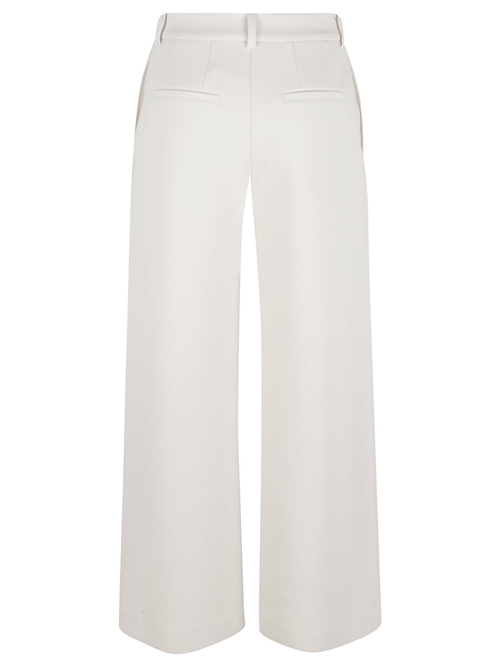 Wide-Leg Cropped Trousers with Tailored Finish