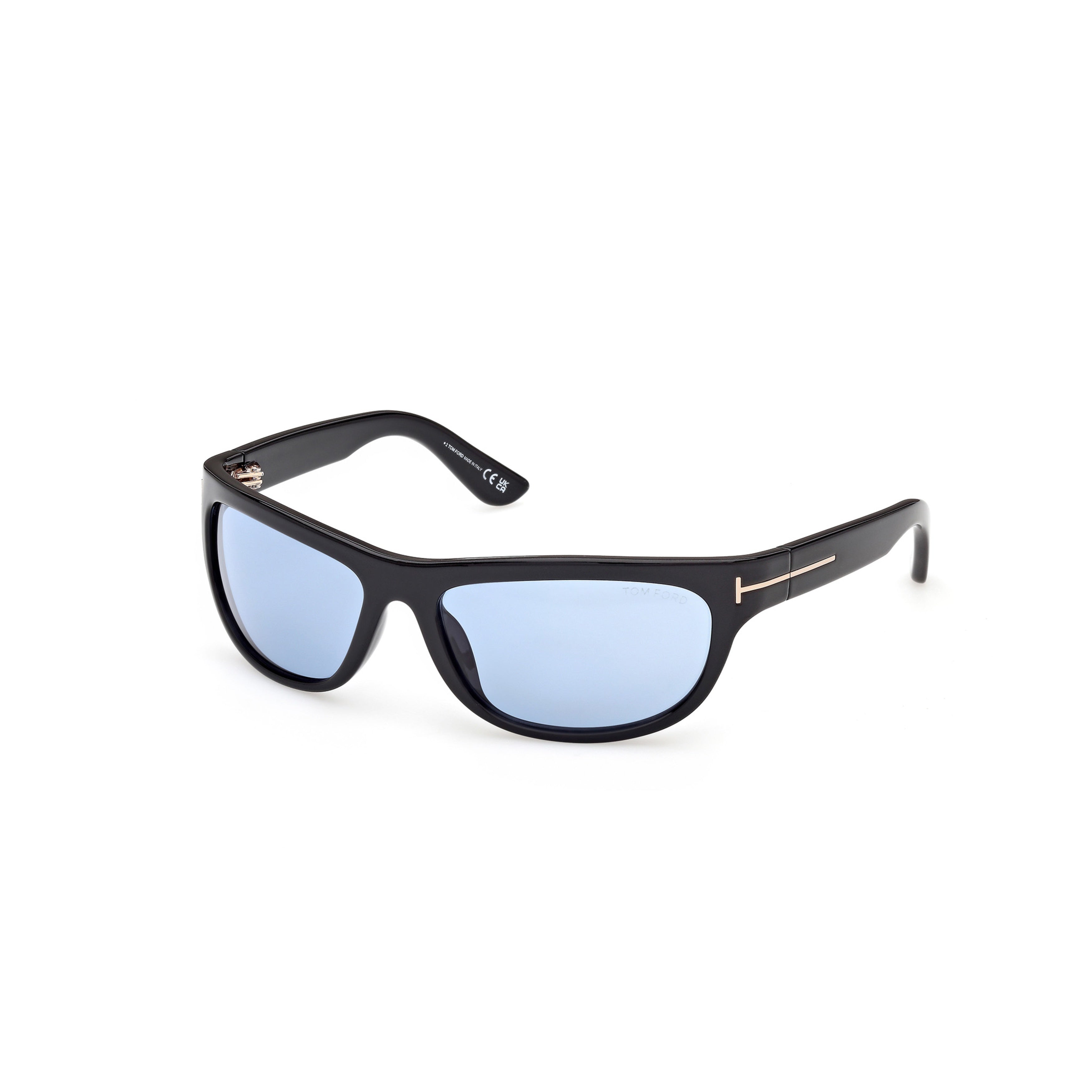 Ft1363 Glossy Black Frame Sunglasses
