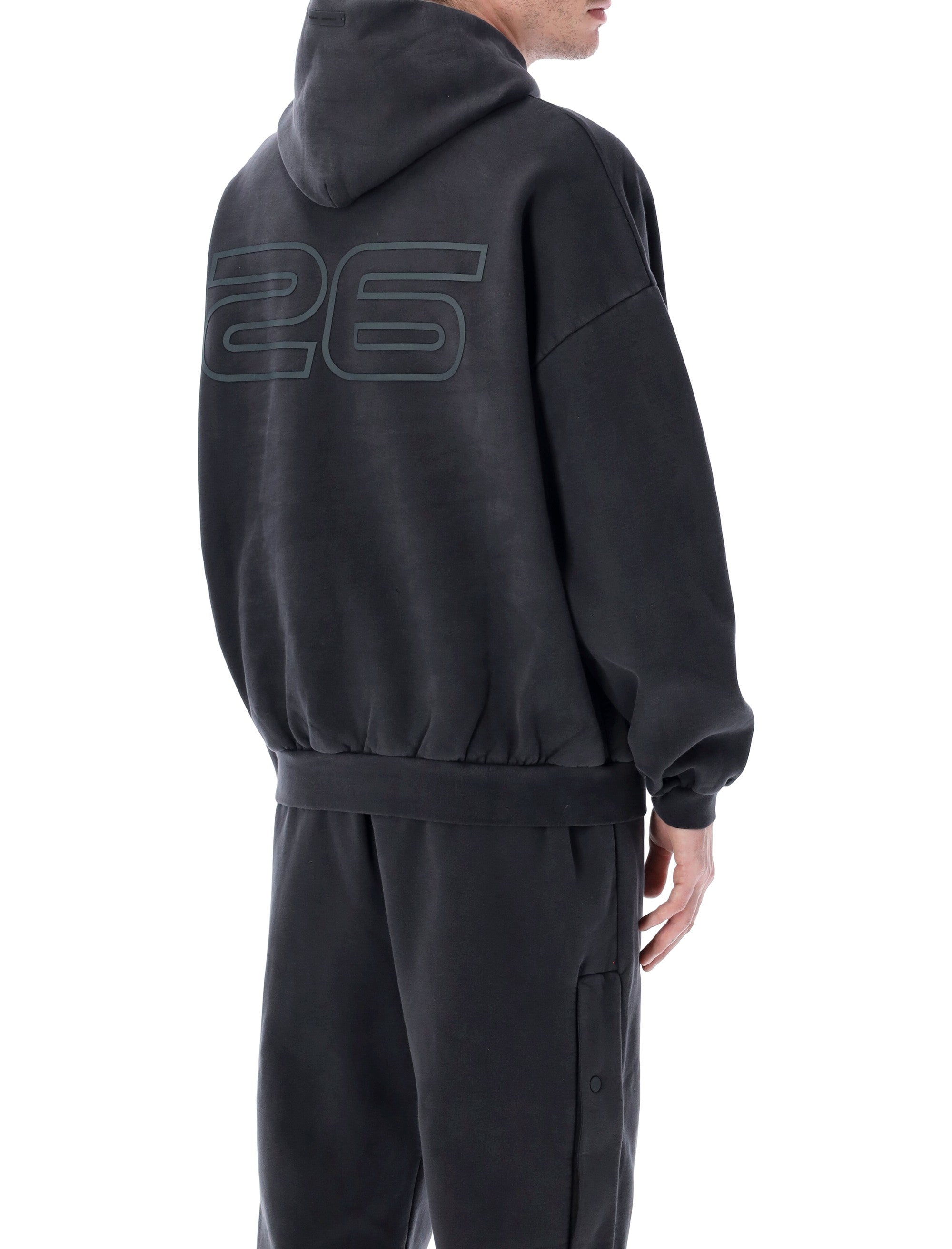 Essentials Black 90s Hoodie