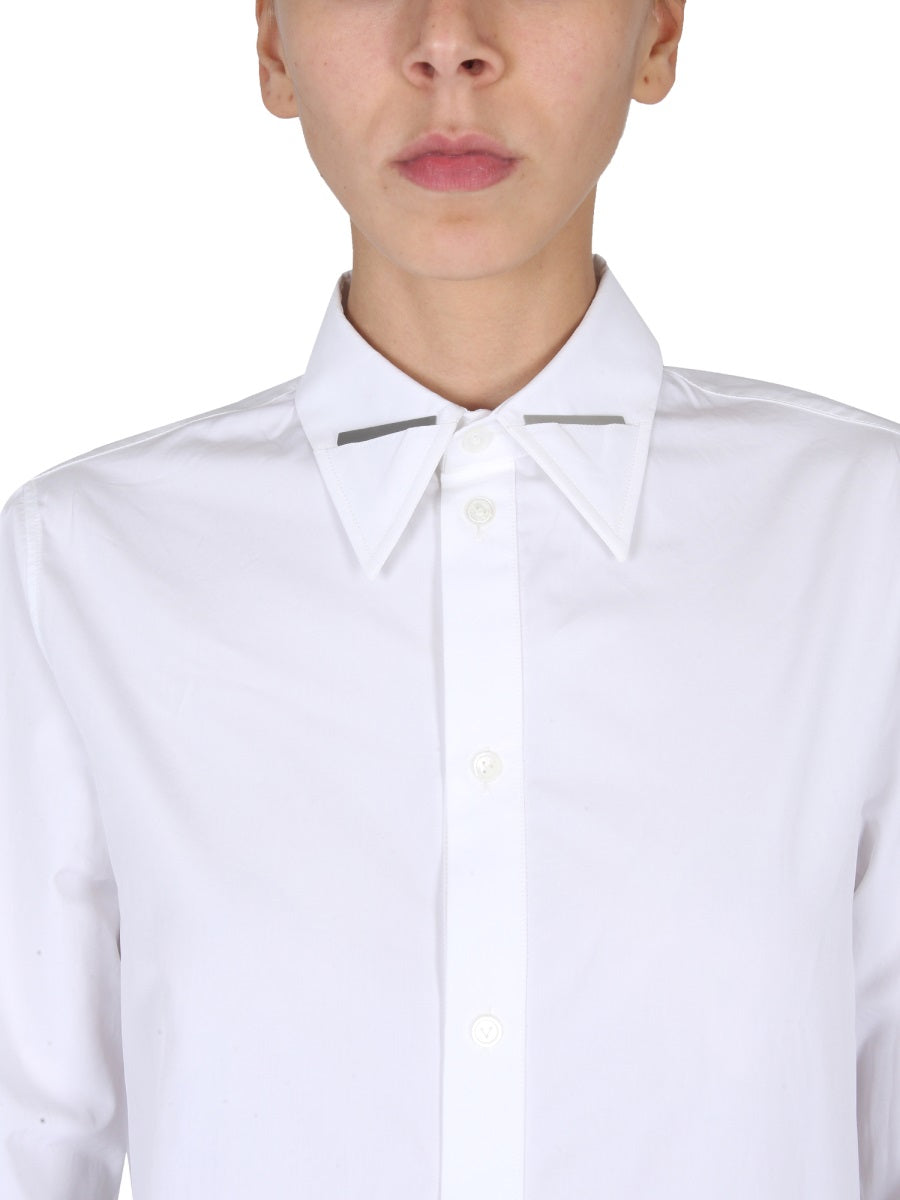 Pointed Collar Tailored Shirt