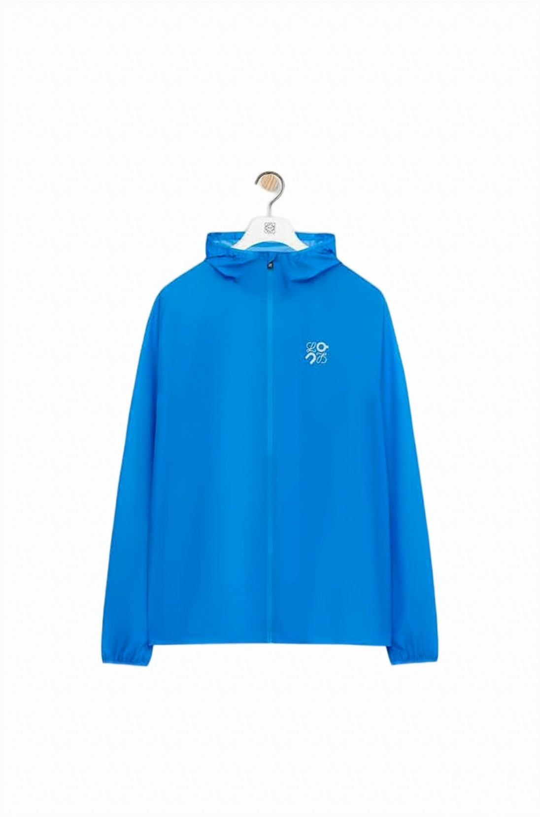 Hooded Jacket with Front Zipper Closure