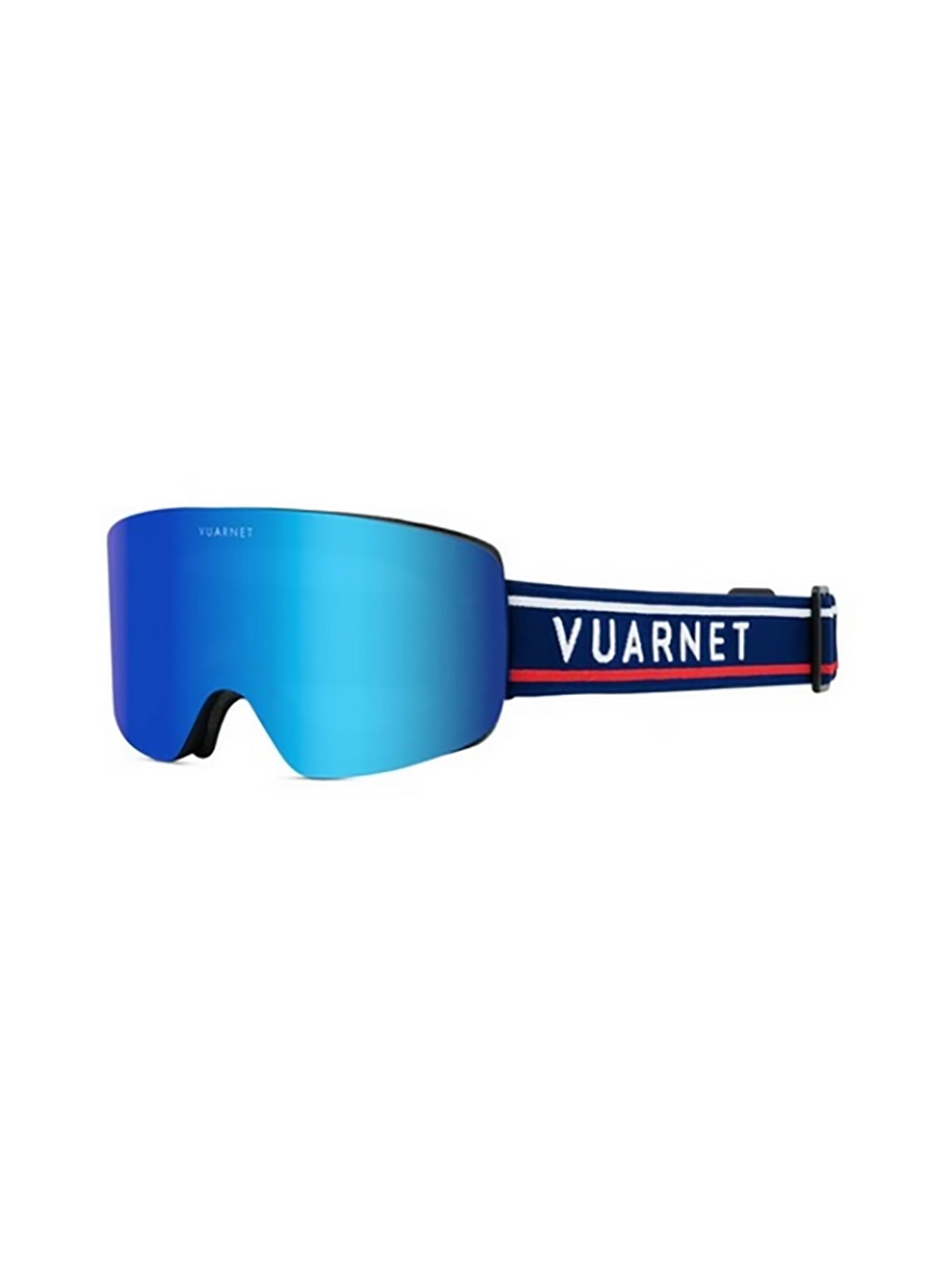 Wraparound Blue Mirrored Sunglasses