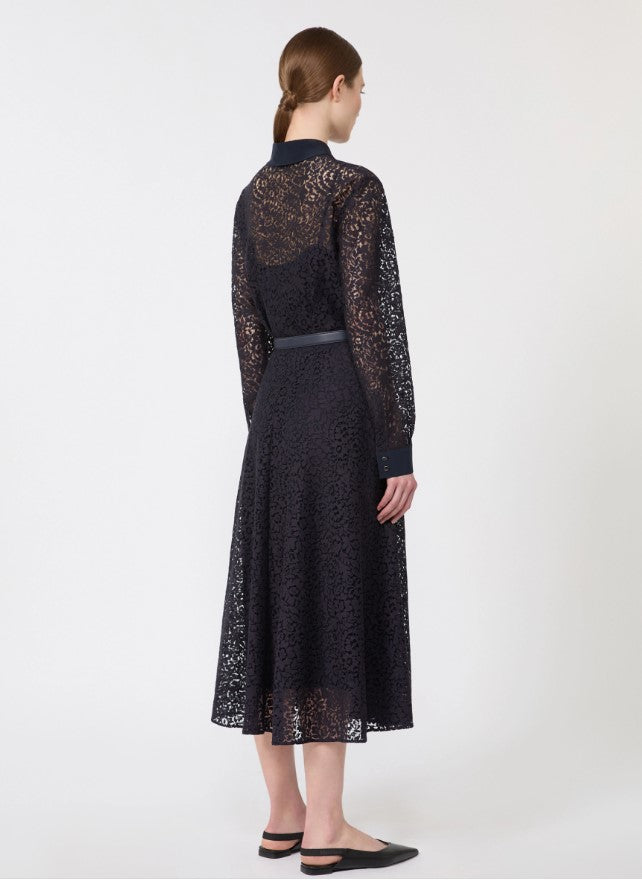 Mstricordo Lace Silk Shirt Dress