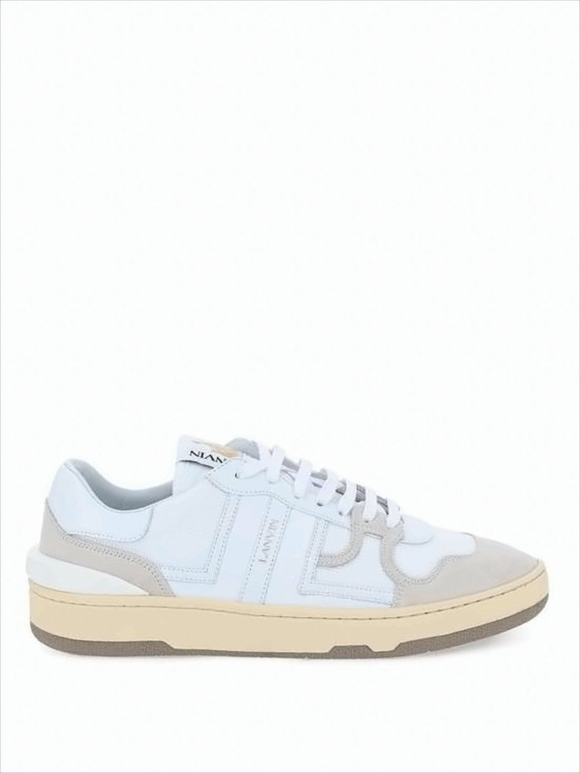Low-Top Sneakers with Suede Detailing