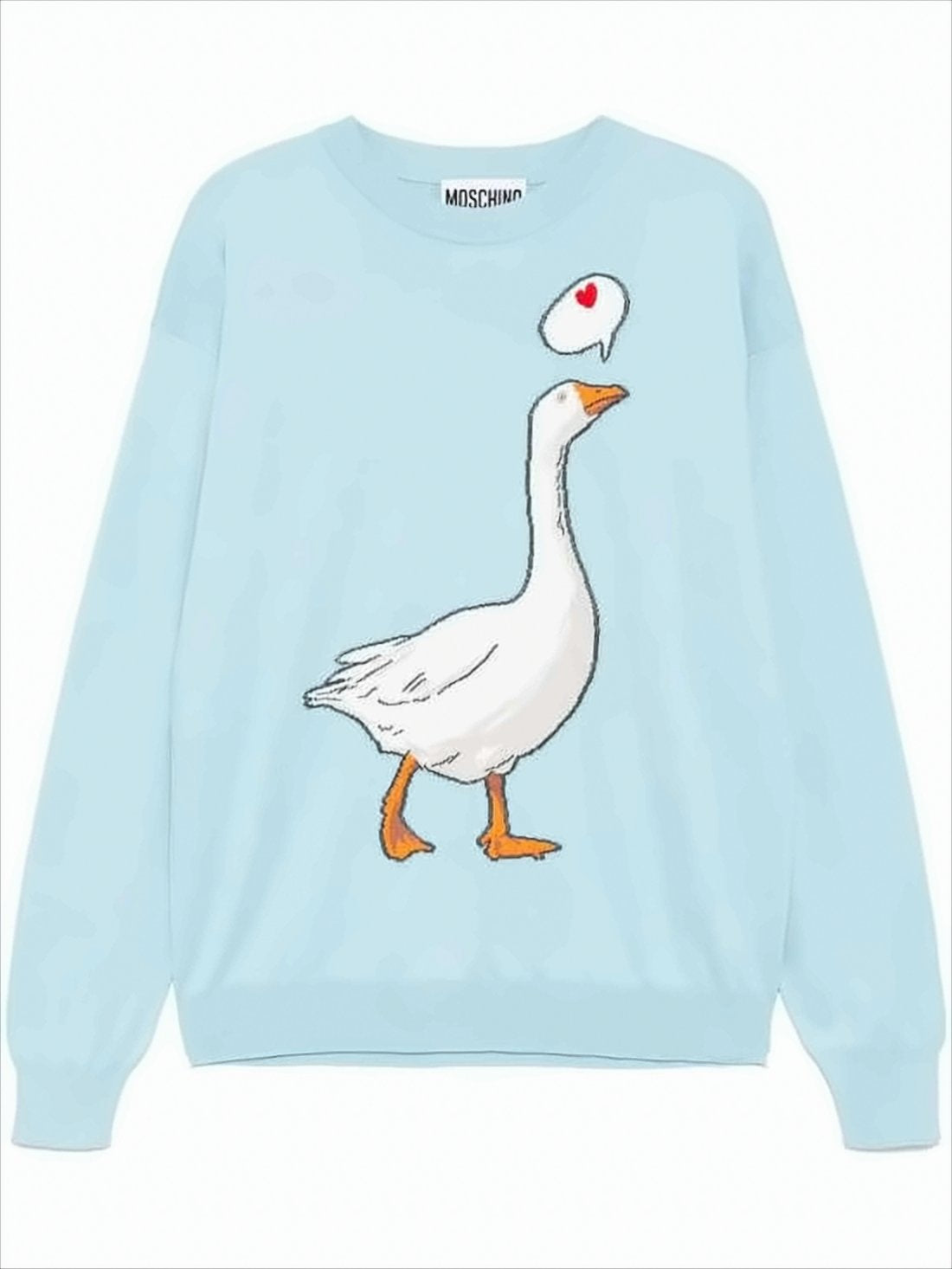 Light Blue Cotton Sweater